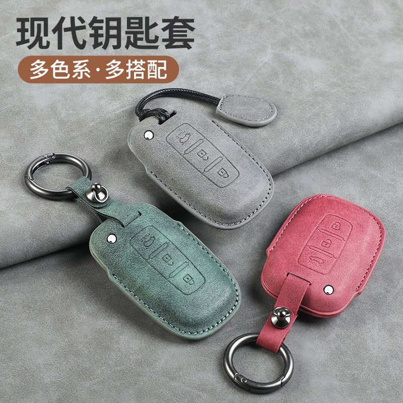 Suitable For 2024 Modern Eleventh Generation Sonata Key Cover Imported Modern Allen Loniq6 Car Bag Buckle - Image 2